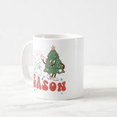 Dit is de kerst van de verkenner koffiemok (Voorkant links)