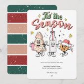 Dit is de kerst van het seizoen feestdagenkaart (Voorkant / Achterkant)