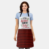 Dit is de kerstfeestdag voor de seizoenen schort (Gedragen)