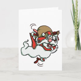 Dit is de Kerstman! (geen achtergrond) wenskaart Feestdagen Kaart