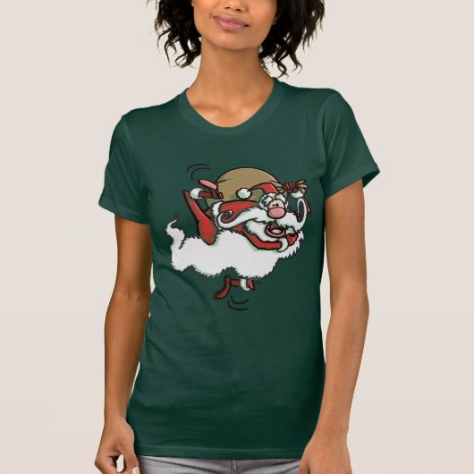 Dit is de Kerstman. Vrouwen T-Shirt (Voorkant)