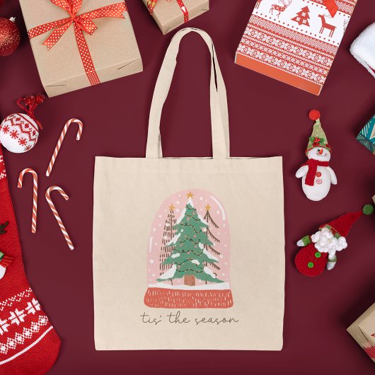 Dit is de kerstvakantie met het Wereldbol voor ker Tote Bag