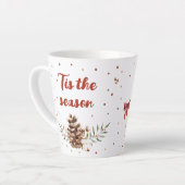 'Dit is de kerstvakantie met kerst van de seizoene Latte Mok (Linkerhoek)