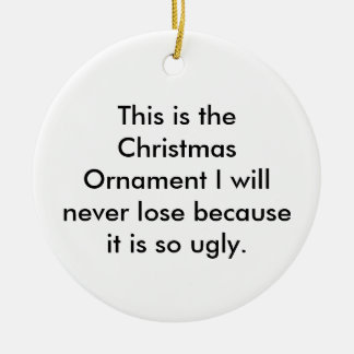 Dit is de kerstversiering die ik nooit zal verliez keramisch ornament