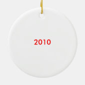 Dit is de kerstversiering die ik nooit zal verliez keramisch ornament (Achterkant)