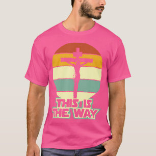 Dit is de manier waarop Jezus aan het kruis kruisb T-shirt