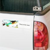 dit is de manier waarop mermaid sticker (Op Truck)