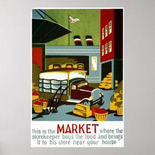 Dit is de markt poster
