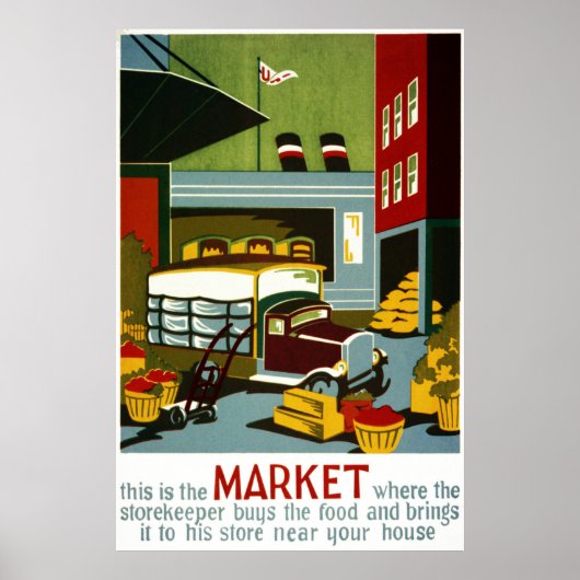 Dit is de markt poster (Voorkant)