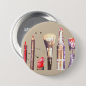 Dit is de “Me” Fun-knop Ronde Button 7,6 Cm (Voorkant /achterkant)