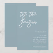 Dit is de minimalistische moderne kerstfeestdag kaart (Voorkant / Achterkant)