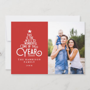 Dit is de mooiste tijd van de jaarfoto feestdagenkaart