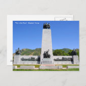 "Dit is de plek" Monument - Utah Briefkaart (Voorkant / Achterkant)