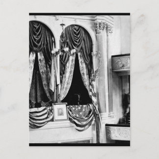 Dit is de privédoos in Ford's theater, Washing Briefkaart