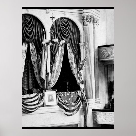 Dit is de privédoos in Ford's theater, Washing Poster (Voorkant)