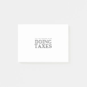 Dit is de reden om belasting te heffen op vakantie post-it® notes