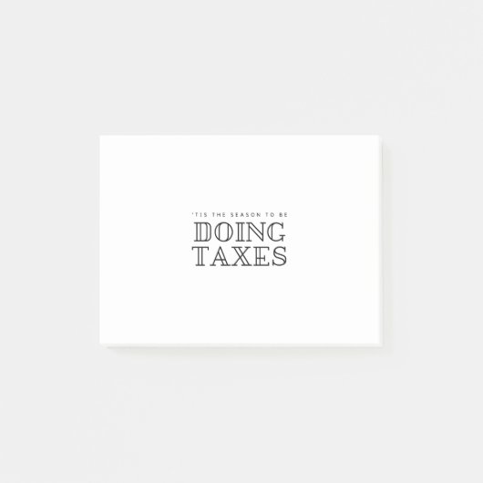 Dit is de reden om belasting te heffen op vakantie post-it® notes (Voorkant)