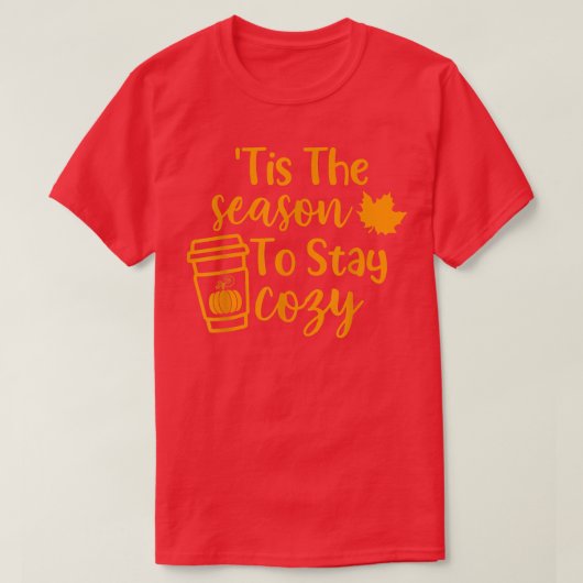 Dit is de reden om Cozy Pumpkin Spice Herfst te bl T-shirt (Design voorkant)