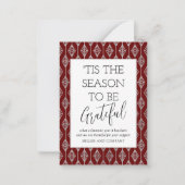 'Dit is de reden om een goede feestdag te zijn Notitiekaartje (Voorkant)