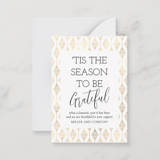 'Dit is de reden om een goede feestdag te zijn Notitiekaartje (Voorkant)