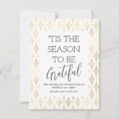 'Dit is de reden om een goede feestdag te zijn Notitiekaartje (Voorkant)