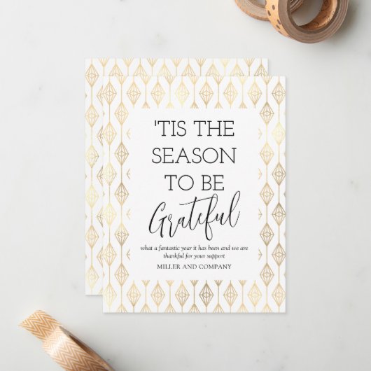 'Dit is de reden om een goede feestdag te zijn Notitiekaartje (Voorkant / Achterkant in situ)