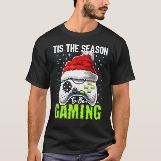 Dit is de reden om kerstvideogame B te gamen T-shirt (Voorkant)
