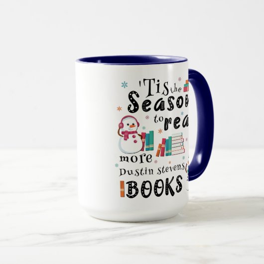 ’Dit is de reden om meer Dustin Stevens Books te l Mok (Voorkant rechts)