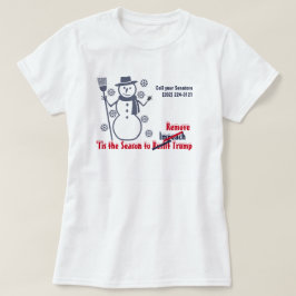 Dit is de reden om te beletten Trump-sneeuwvlok te T-shirt