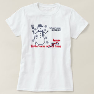 Dit is de reden om te beletten Trump-sneeuwvlok te T-shirt