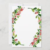 Dit is de reden om te trouwen | Kerstbruiloft Kaart (Achterkant)