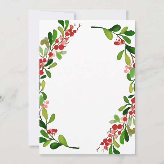 Dit is de reden om te trouwen | Kerstbruiloft Kaart (Achterkant)