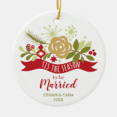 Dit is de reden om te trouwen met persoonlijke fee keramisch ornament (Voorkant)