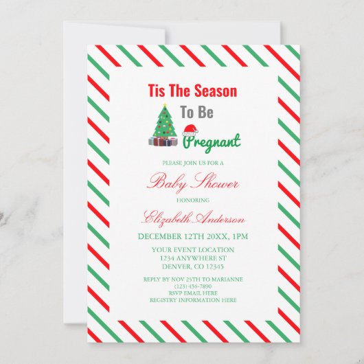 Dit is de reden om zwanger Baby shower te zijn Kaart (Voorkant)