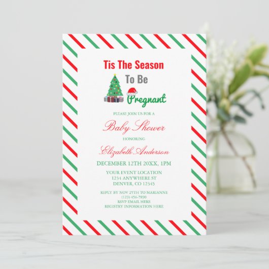 Dit is de reden om zwanger Baby shower te zijn Kaart (Staand voorkant)