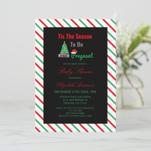 Dit is de reden om zwanger Baby shower te zijn Kaart (Staand voorkant)