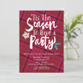 Dit is de reden voor een feestelijke uitnodiging (Staand voorkant)