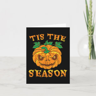 Dit is de reden voor Herfst Spooky Halloween Scary Kaart