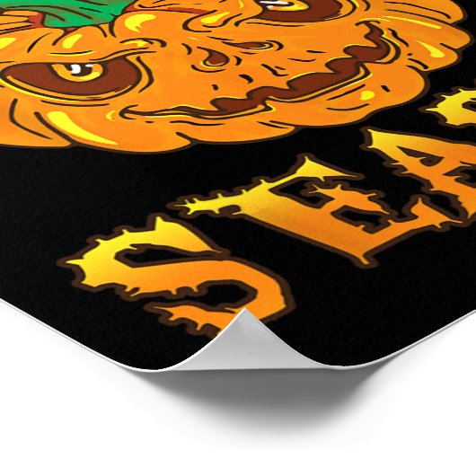 Dit is de reden voor Herfst Spooky Halloween Scary Poster (Hoek)