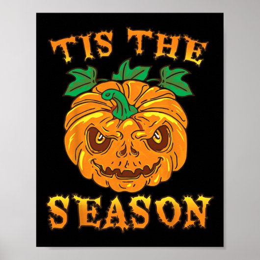 Dit is de reden voor Herfst Spooky Halloween Scary Poster (Voorkant)