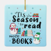 ’Dit is de reden voor meer boeken Keramisch Ornament (Achterkant)