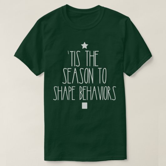 Dit is de reden voor vormgedrag, ABA-kerst T-shirt (Design voorkant)