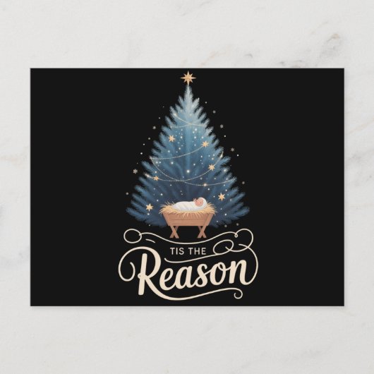 Dit is de reden waarom de Christelijke kerstbijbel Feestdagenkaart (Voorkant)