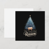 Dit is de reden waarom de Christelijke kerstbijbel Feestdagenkaart (Voorkant / Achterkant)