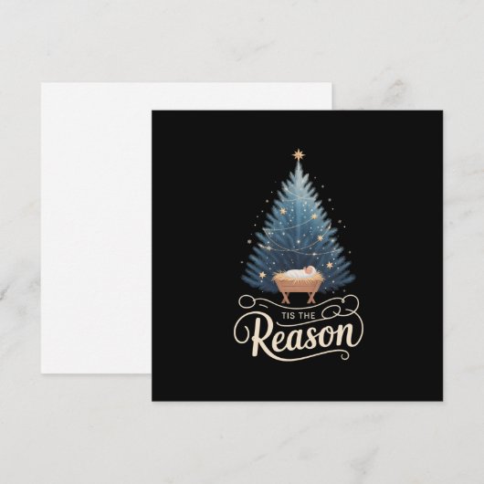 Dit is de reden waarom de Christelijke kerstbijbel Feestdagenkaart (Voorkant / Achterkant)