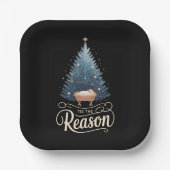 Dit is de reden waarom de Christelijke kerstbijbel Papieren Bordje (Voorkant)