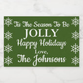 Dit is de reden waarom het etiket Jolly Holiday Mi (Enkel label)