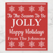 Dit is de reden waarom het etiket Jolly Holiday Wi (Enkel label)