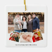 Dit is de reden waarom Jolly Elegant Script 4 Foto Keramisch Ornament (Voorkant)