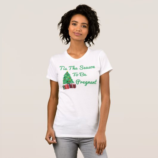 Dit is de reden waarom u zwanger bent t-shirt (Voorkant volledig)